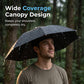 Lightweight Folding Sun Rain Headwear Umbrella Hat