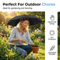 Lightweight Folding Sun Rain Headwear Umbrella Hat