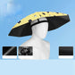 Lightweight Folding Sun Rain Headwear Umbrella Hat