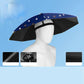 Lightweight Folding Sun Rain Headwear Umbrella Hat