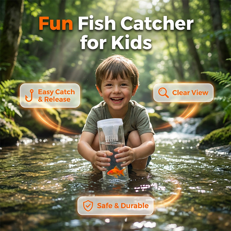 ⌛Limited-time offer-Children Outdoor Adventure Fish Catching Bottle Toy