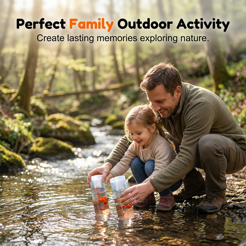 ⌛Limited-time offer-Children Outdoor Adventure Fish Catching Bottle Toy