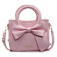 Elegant Bow Crossbody Bucket Bag
