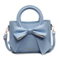 Elegant Bow Crossbody Bucket Bag