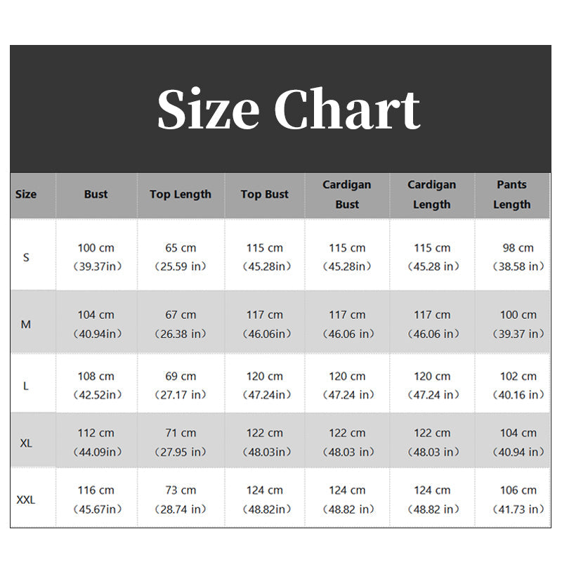 Women’s 3 Piece Outfit Contrast Color Cardigan Vest Pants Set