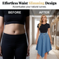Slimming Asymmetrical Denim Midi Skirt