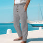 Men's Casual Linen Drawstring Pants