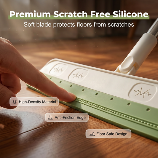 ⌛Limited-time offer-Rotating Silicone Floor Squeegee Broom