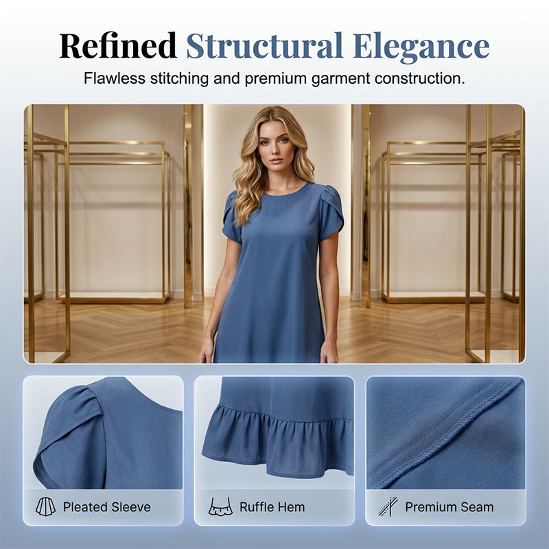 👗✨Elegant Washed Denim Dress – Effortless Everyday Elegance💙
