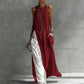📢📢40% OFF !! ⏰Women's Flowy Sleeveless Colorblock Maxi Dress