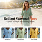 Women’s Solid Color Ruffle Sleeve Midi Dress