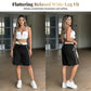 High-Waisted Color-Block Casual Shorts