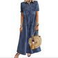 👗✨Women's Vintage Denim Maxi Dress – Effortless Everyday Chic🔥
