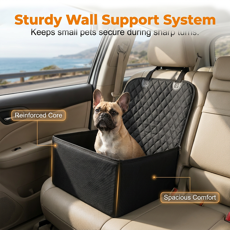 🔥Limited-time offer-Convertible Car Pet Seat Cover and Booster Dog Basket