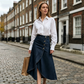 ⌛Limited-time offer-Women's High-Waist Irregular Denim Skirt
