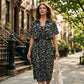 Women's Leopard Print Two-Piece Dress Set