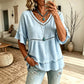 Women's Bohemian Hollow-Out Fringe Top