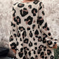 Women's Flowy Leopard Print V-Neck Dress