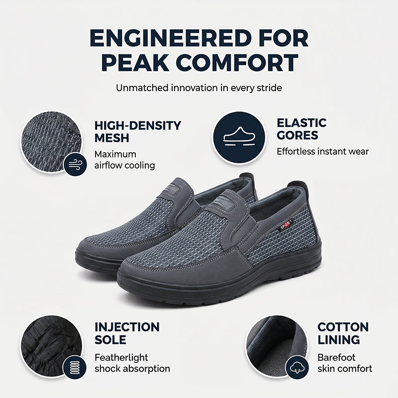 👟New Arrivals 50% OFF💥Men’s Breathable Slip-On Casual Shoes – Lightweight Everyday Comfort Sneakers ✨