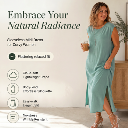 Women's Summer Sleeveless Side Slit Dress