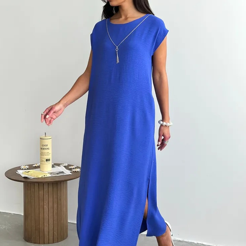 Women's Summer Sleeveless Side Slit Dress