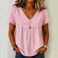 Women's Elegant V-Neck T-Shirt