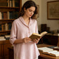 Women's Shawl Collar Button Front Blouse