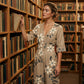 ⌛Limited-time offer-Women's Elegant V-Neck Printed Jumpsuit