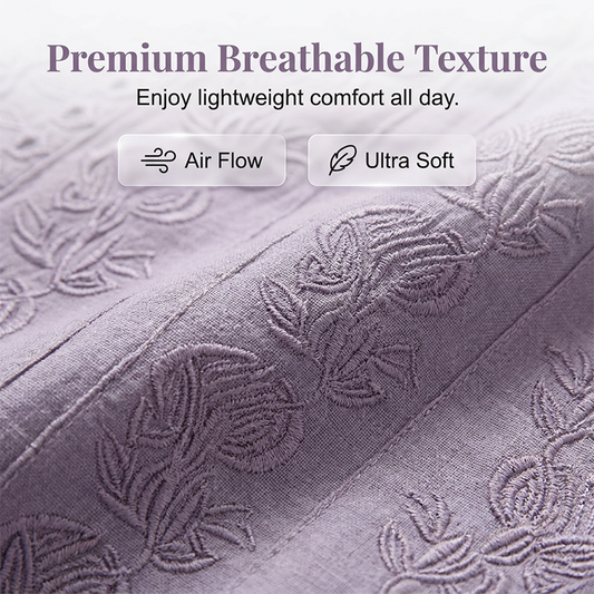 ⌛Limited-time offer-Women's Artistic Style Breathable Short Sleeve Top