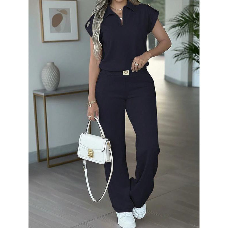 💙✨Women's Casual Top & Pants 2-Piece Set