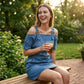 ⌛Limited-time offer-Women‘s Denim Dress with Adjustable Buckles and Pockets