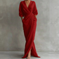 ⌛Limited-time offer-Women's Elegant V-Neck Wrap Maxi Dress