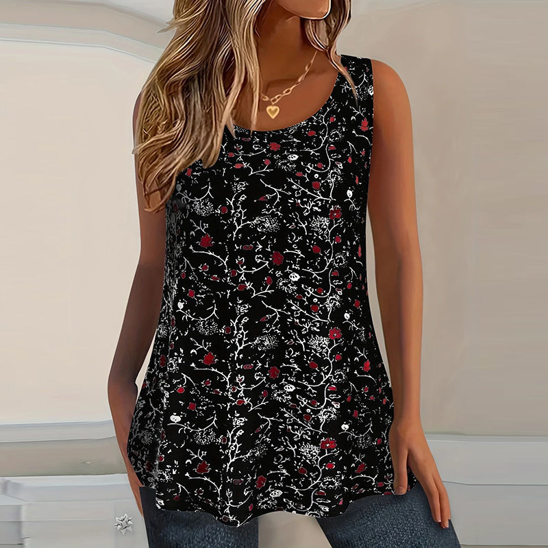 💥50% off on the last day-Women's Summer Printed Sleeveless Tank Top