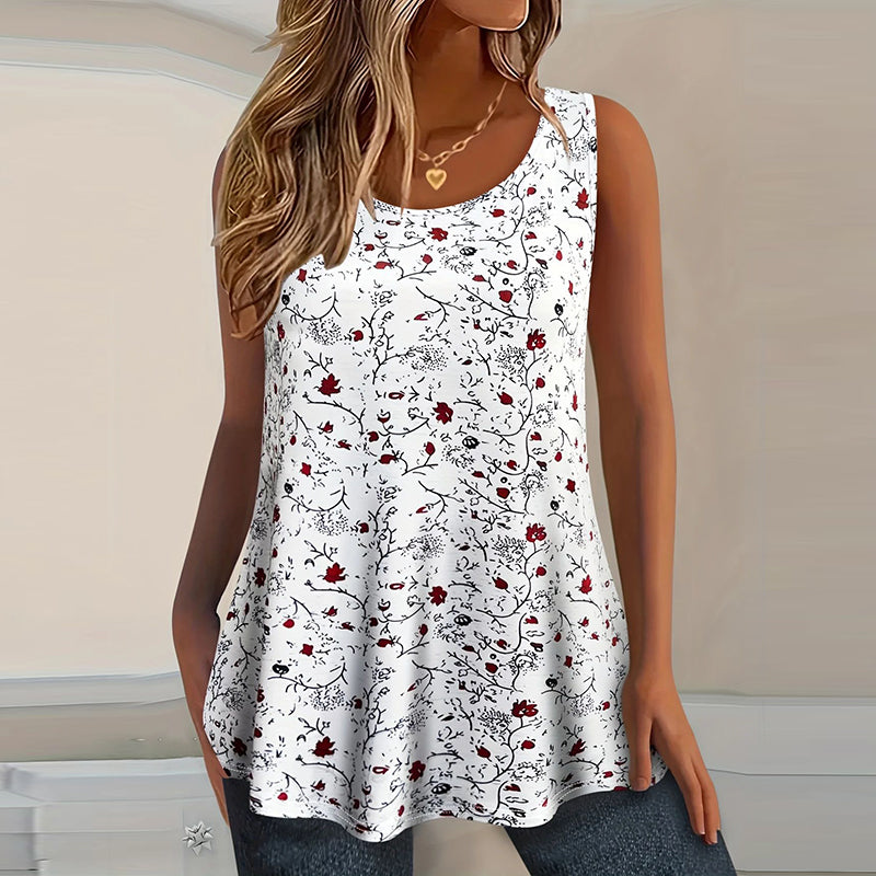 💥50% off on the last day-Women's Summer Printed Sleeveless Tank Top