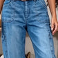 📢Mid-Season Sale: 50% off – limited time ⏰Women's Casual Stretchy Cropped Denim Pants