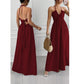 Women's Halter Neck Backless Maxi Dress