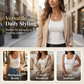 Women's Slim Fit Sleeveless Top Ribbed Cami with Built-in Cups and Lace