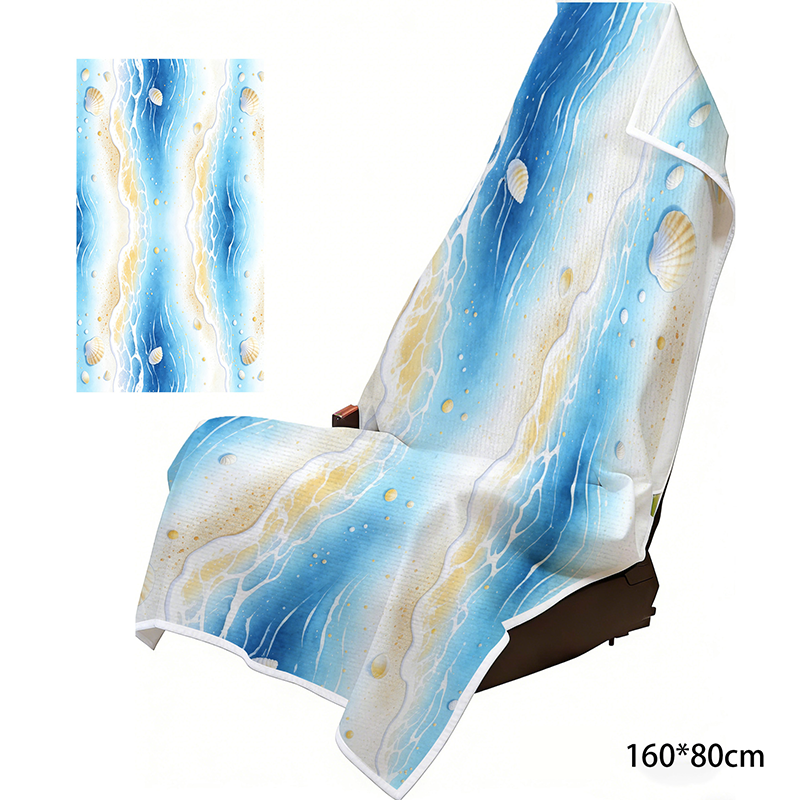 ⏳Limited-time 50% off⏰2-in-1 Microfiber Beach Towel & Car Seat Cover❄️💺
