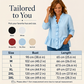 Women's Elegant Ruffled V-Neck Top