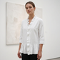 Women's Elegant Ruffled V-Neck Top
