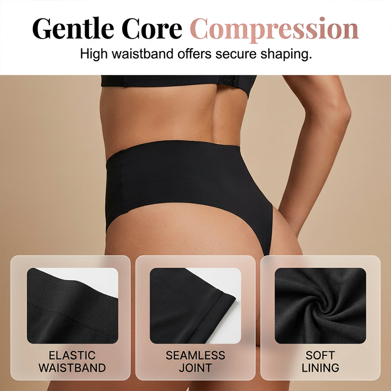 Seamless Thong for Active Yoga