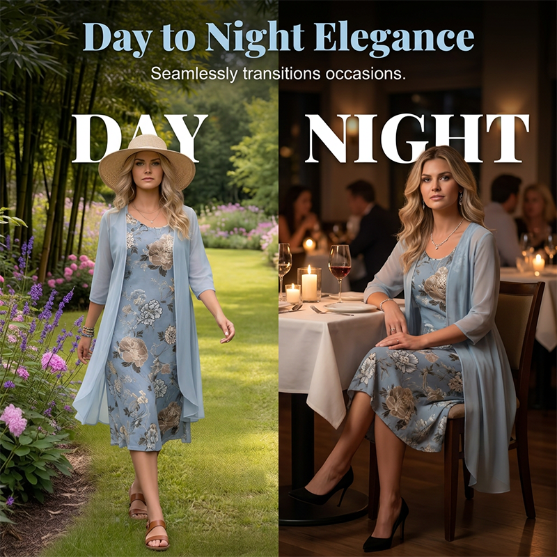 Women Floral Midi Dress