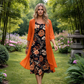 Women Floral Midi Dress
