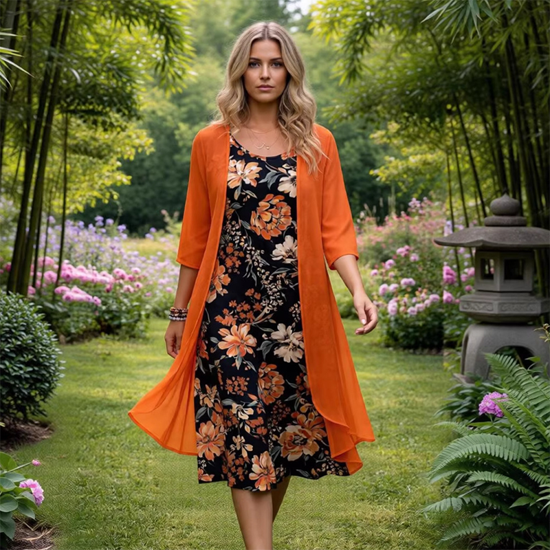 Women Floral Midi Dress