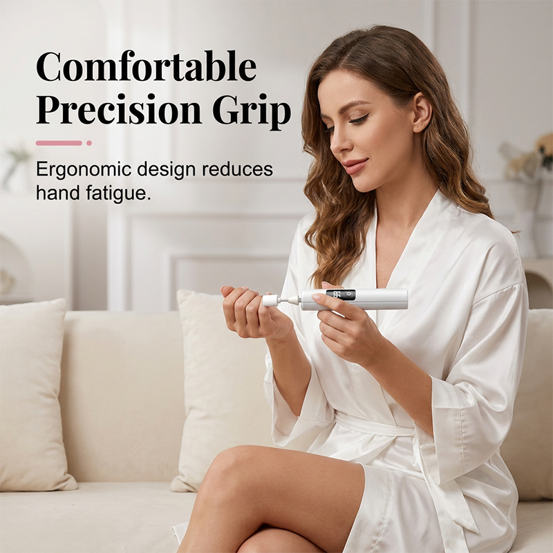 🥳2026 HOT SALE🥳💞50K+ SOLD!💅✨ Professional Electric Nail Polisher – Smooths thick nails, 99-speed display. Multiple heads for shaping & buffing. Salon at home! 🌟💎