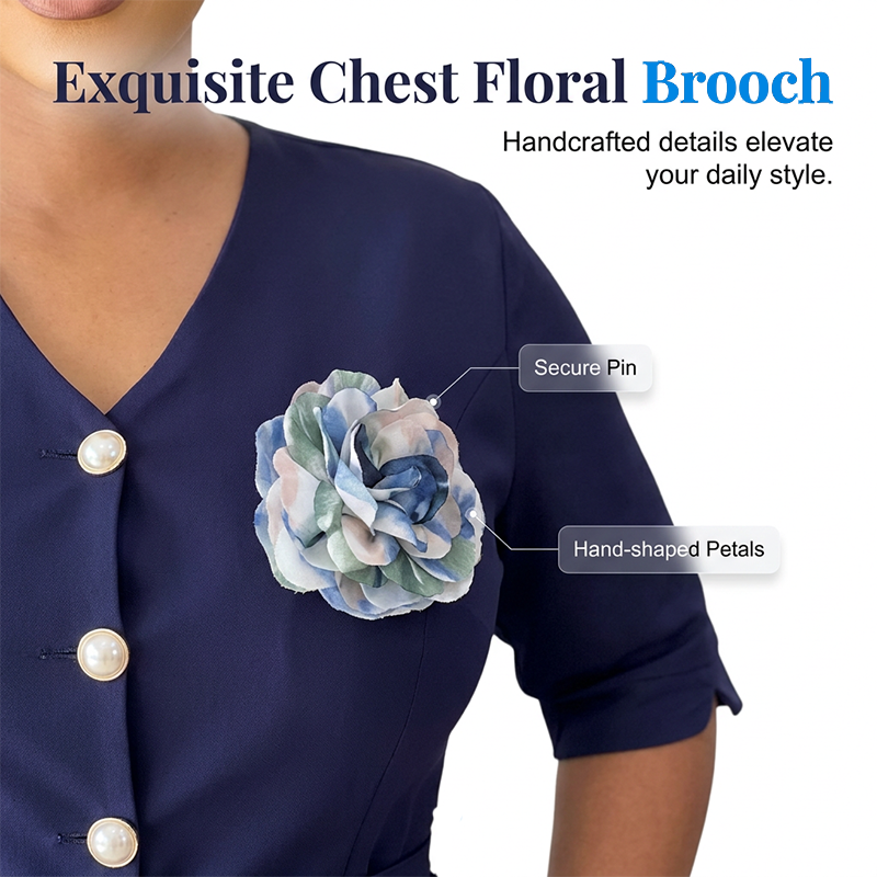 Women's Elegant Half-Sleeve Floral Dress