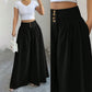 👖 LIMITED-TIME 50% OFF! ✨ Women's High-Waist Pleated Wide-Leg Pants – Flowing Cut, Side Pockets, Versatile 🌿