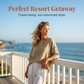 Women's Loose Top & Wide-Leg Pants 2-Piece Set