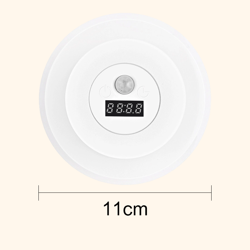 Smart LED Clock Night Light with Motion Sensor