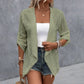 🌸Summer Specials-Women's Casual Textured Open Front Cardigan
